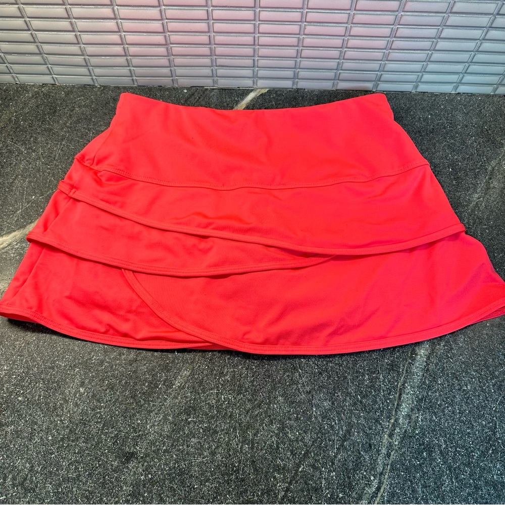 Lucky in Love tennis Red Layered Skort - Picture 4 of 5